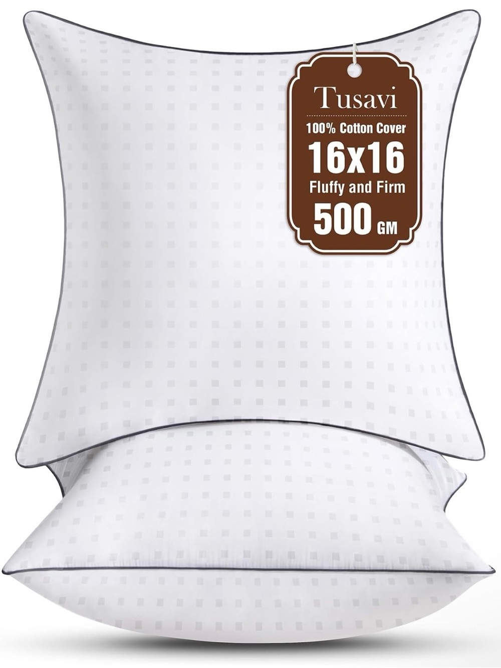 Decorative Pillow Inserts Set of 2 – White 100% Cotton Throw Pillow Inserts -NWT